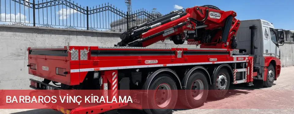 Barbaros İlçemi Vinç Kiralama